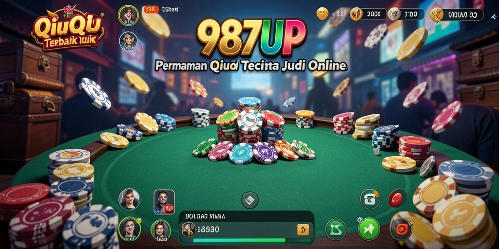 Tampilan gameplay QiuQiu yang mendebarkan di 987UP.