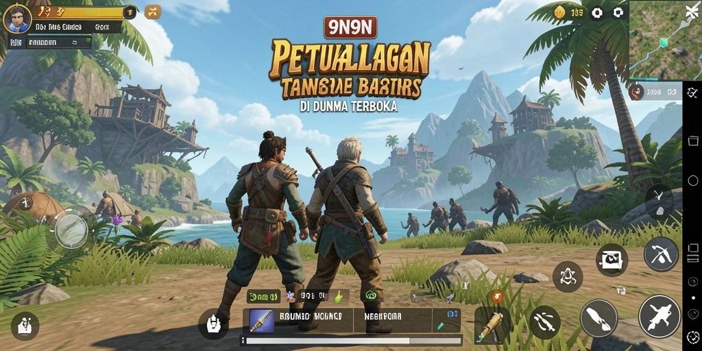 Gameplay seru di dunia terbuka 9N9N