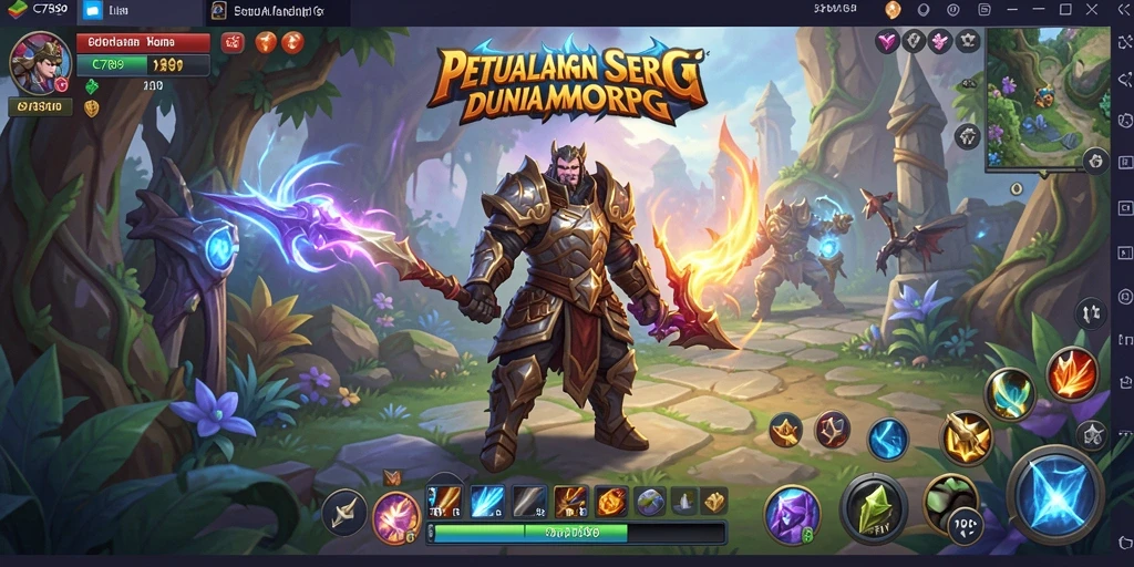 Tampilan gameplay C789 menampilkan petualangan menarik di dunia MMORPG.
