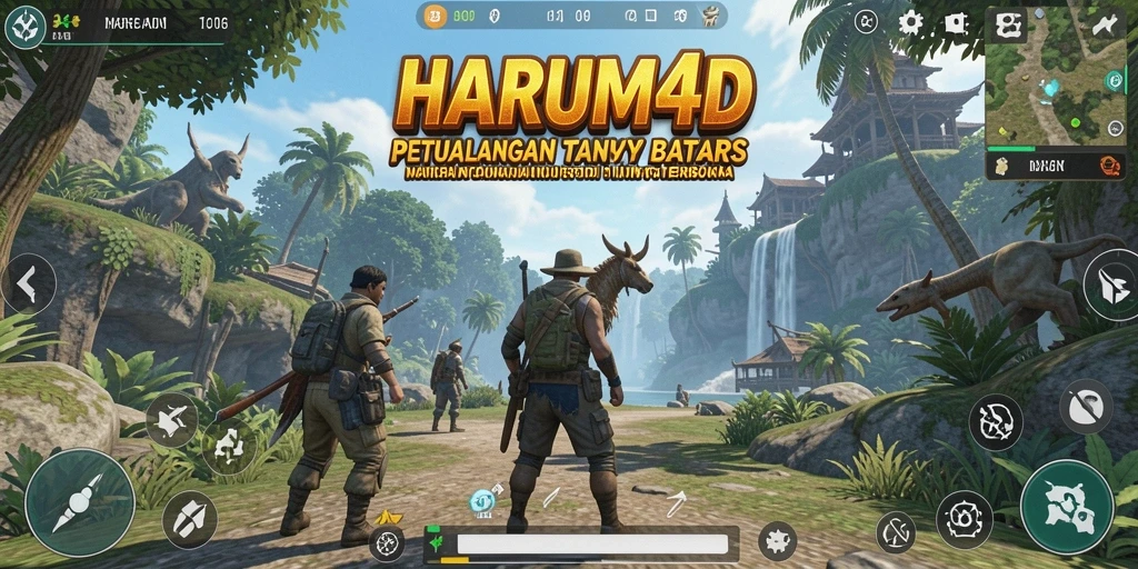 Tampilan gameplay Open World yang menakjubkan di HARUM4D.