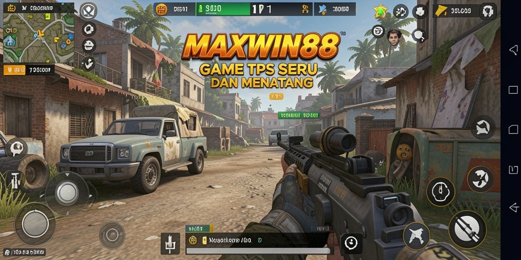 Tampilan gameplay seru dari MAXWIN88 di kategori TPS.