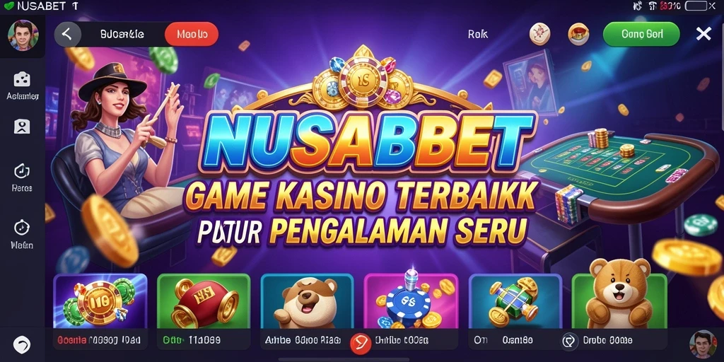 Gameplay menegangkan dan mendebarkan di NUSABET.