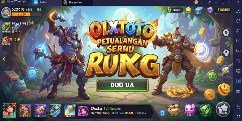 Tampilan gameplay menarik dari OLXTOTO yang menunjukkan pertarungan seru dalam RPG.