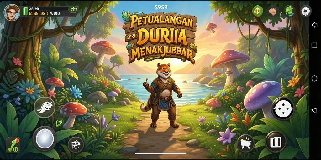 Screenshot S9S9 menampilkan aksi seru dalam dunia petualangan.