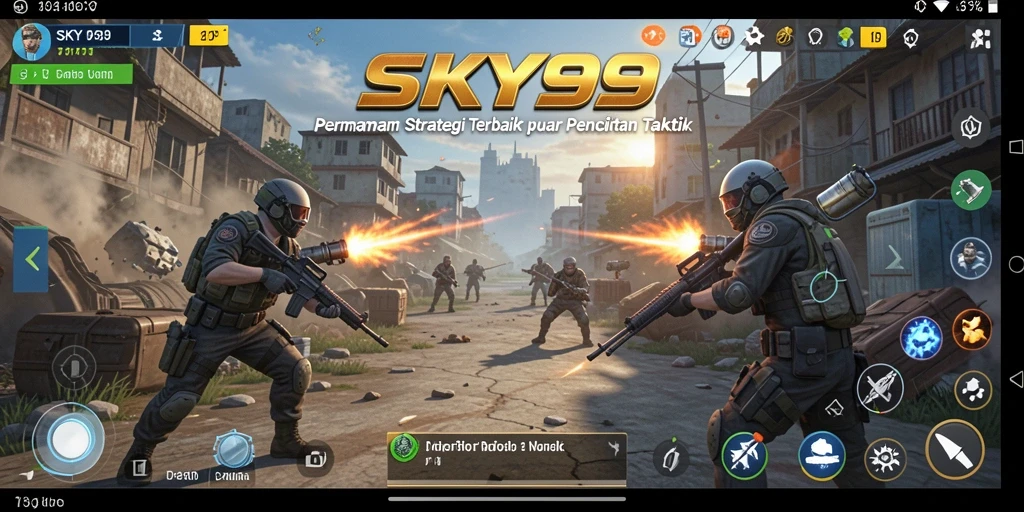 Tampilan gameplay SKY99 yang menegangkan dan penuh strategi.
