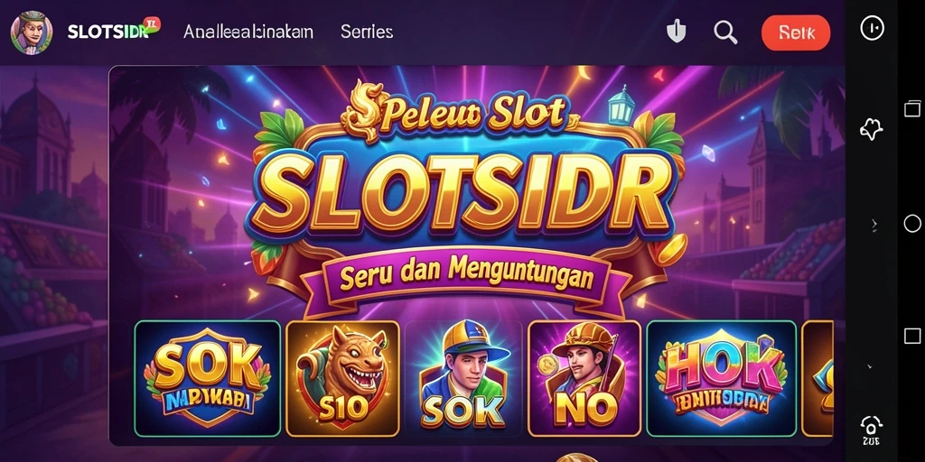 Gameplay seru SLOTSIDR dengan berbagai fitur menawan.