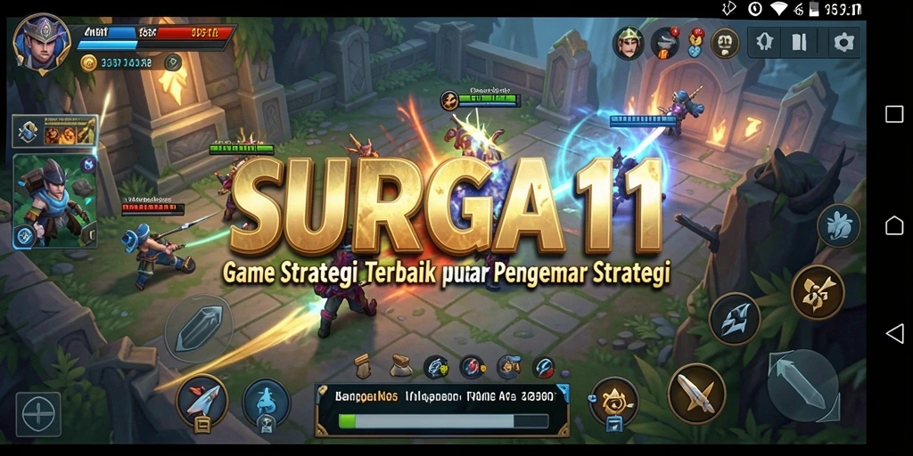 Tampilan gameplay SURGA11 yang seru dan strategis.