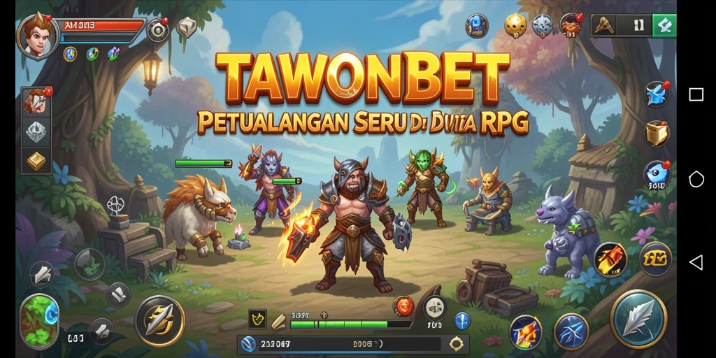 Gameplay RPG TAWONBET yang mengasyikkan dan penuh tantangan.