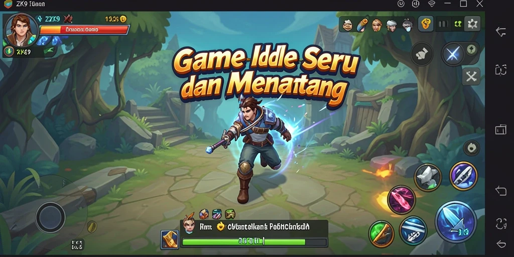 Tampilan menarik dari gameplay ZK9 yang seru dan menyenangkan.